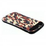 Wholesale Apple iPhone 6 Plus 5.5 Design Candy Shell Hybrid Case (Camouflage Brown)